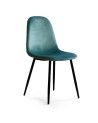 Sillas de comedor de terciopelo SWEDEN - Pack 4 Uds.