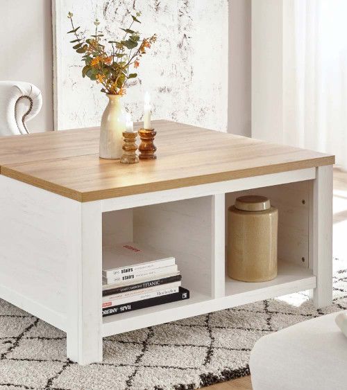 Mesa centro con almacenaje MARKLE