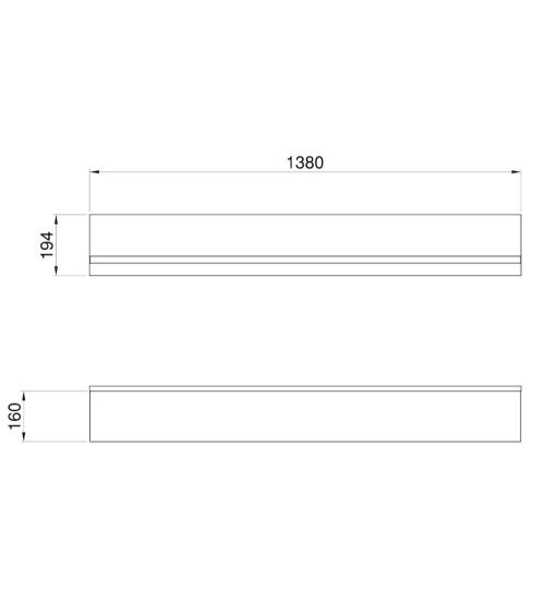 Estante pared 138 cm MARKLE