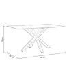 Mesa comedor cristal XIAN
