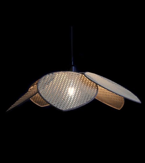 Lámpara de techo ratán tipo flor DAILA