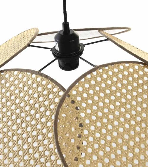 Lámpara de techo ratán tipo flor DAILA