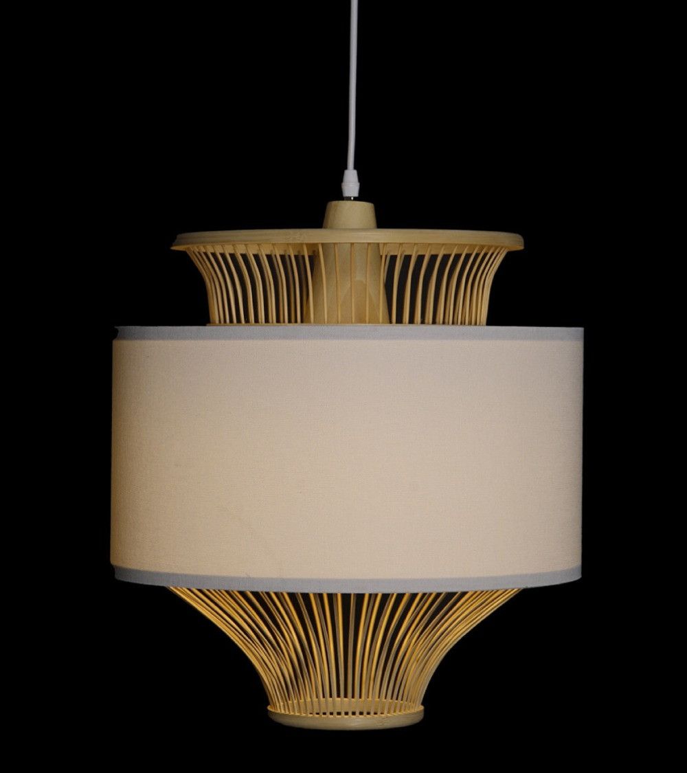 Lámpara de techo de bambú KACEY