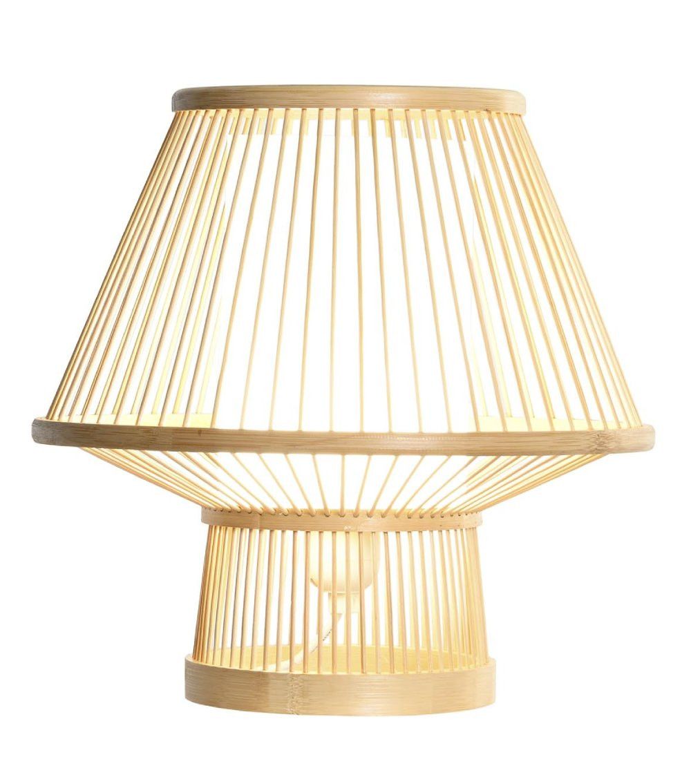 Lámpara de mesa de bambú AGATHA