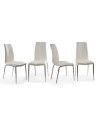 Pack 4 sillas tapizadas INGRID