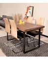 Mesa comedor extensible industrial DAREK