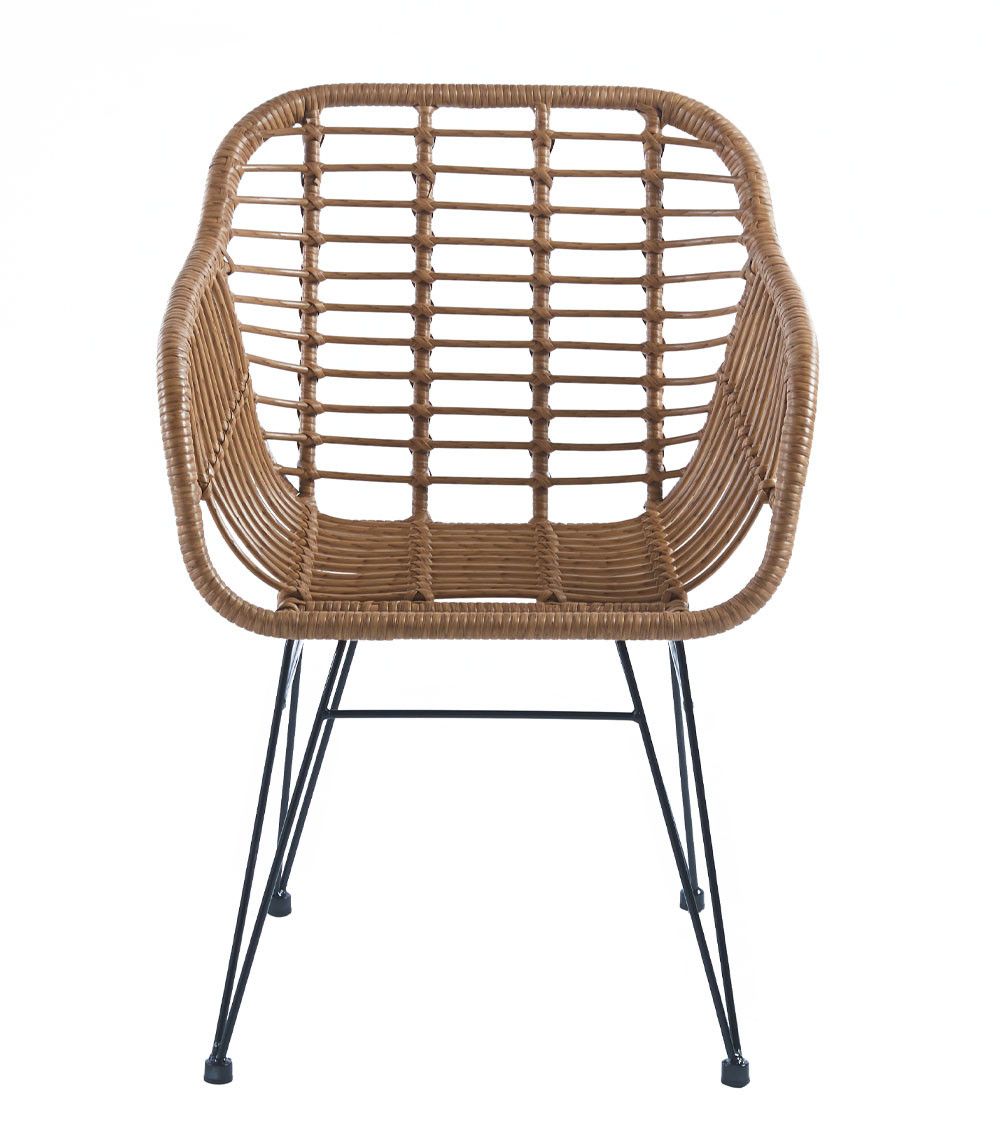 Pack 2 sillas de comedor de ratán OHARA