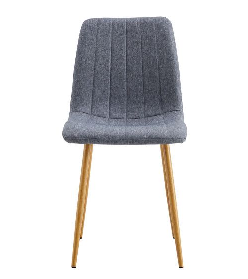 Pack de 4 sillas de comedor tapizadas NADIA