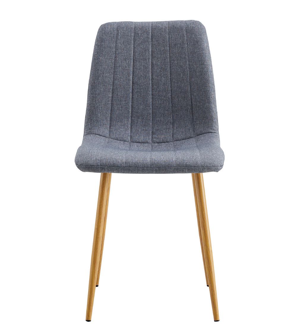 Pack de 4 sillas de comedor tapizadas NADIA