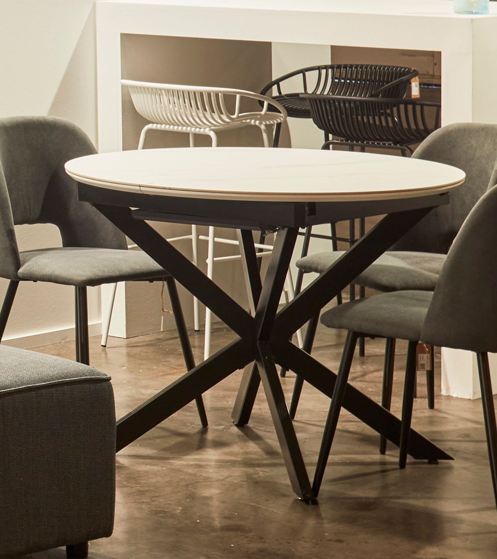 Mesa redonda extensible OLIMPO