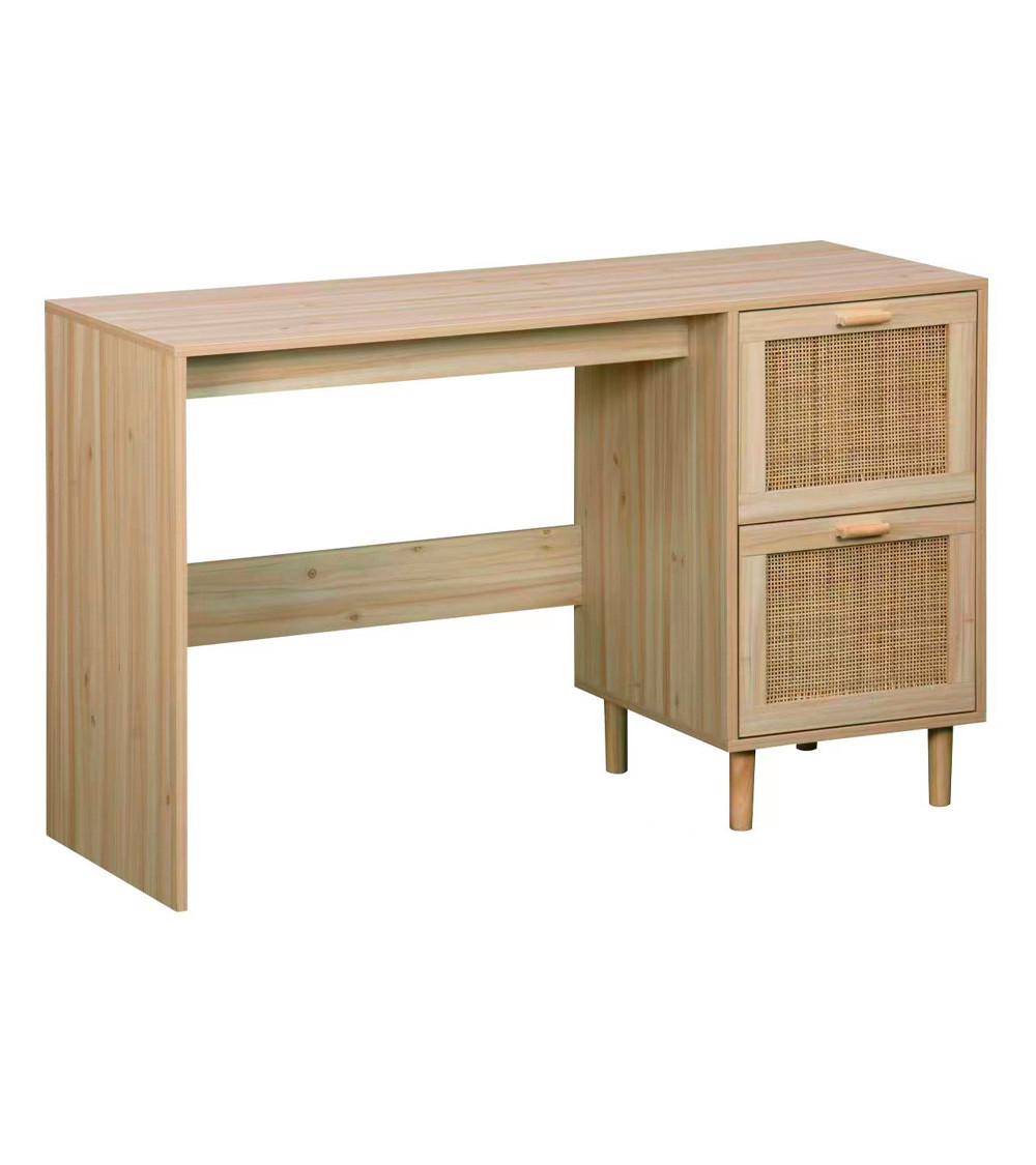 Mesa de escritorio de ratán CAMILE